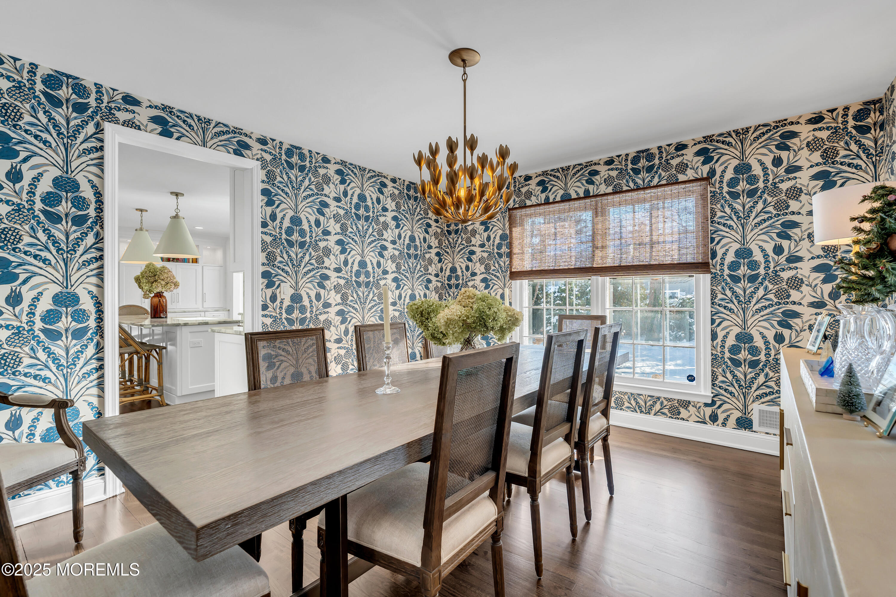 91 Lewis Point Road Fair Haven, NJ 07704 - Photo 16 of 58 a view of a dining room with furniture and wooden floor