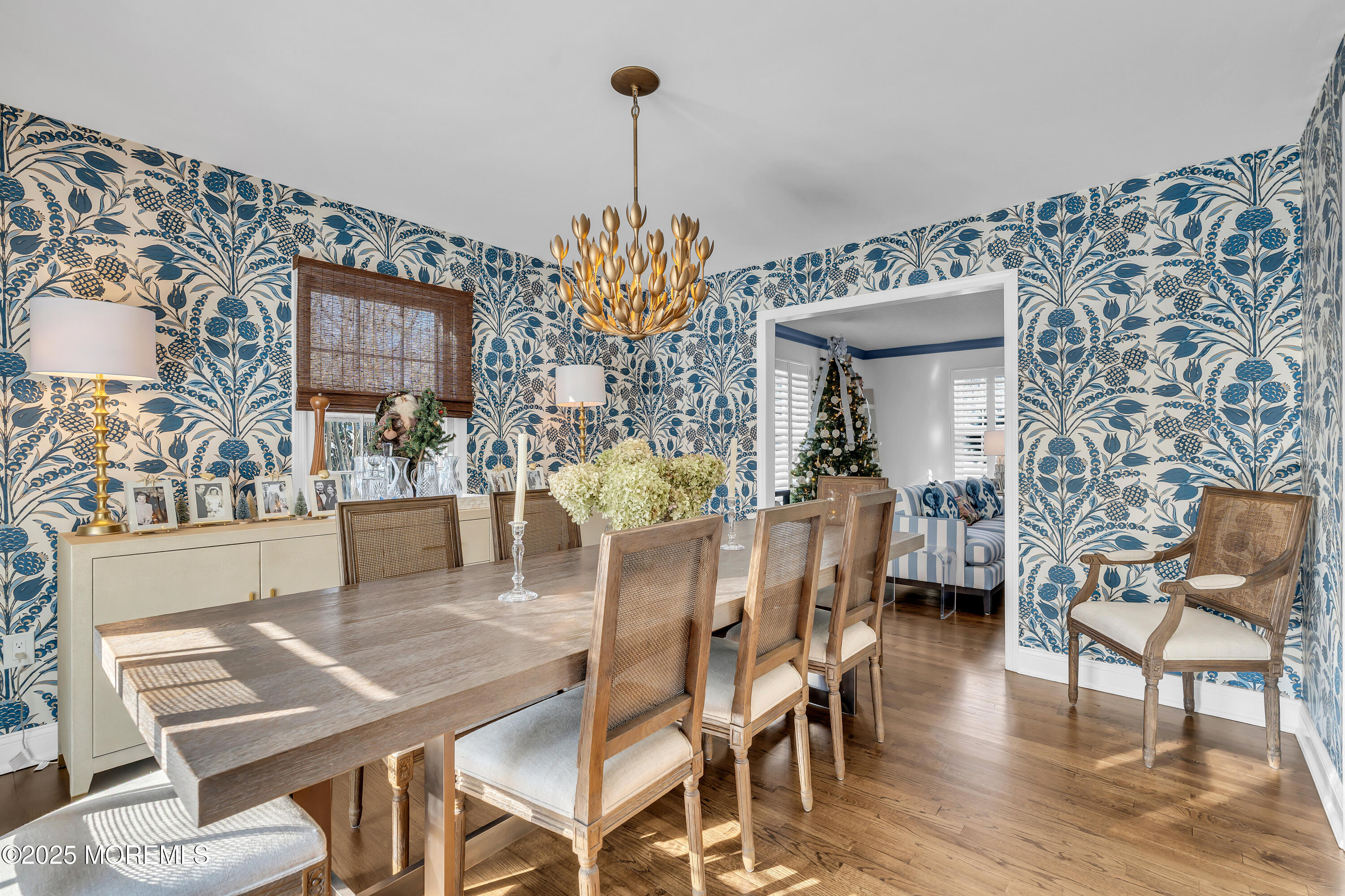 91 Lewis Point Road Fair Haven, NJ 07704 - Photo 4 of 58 a view of a dining room with furniture and wooden floor
