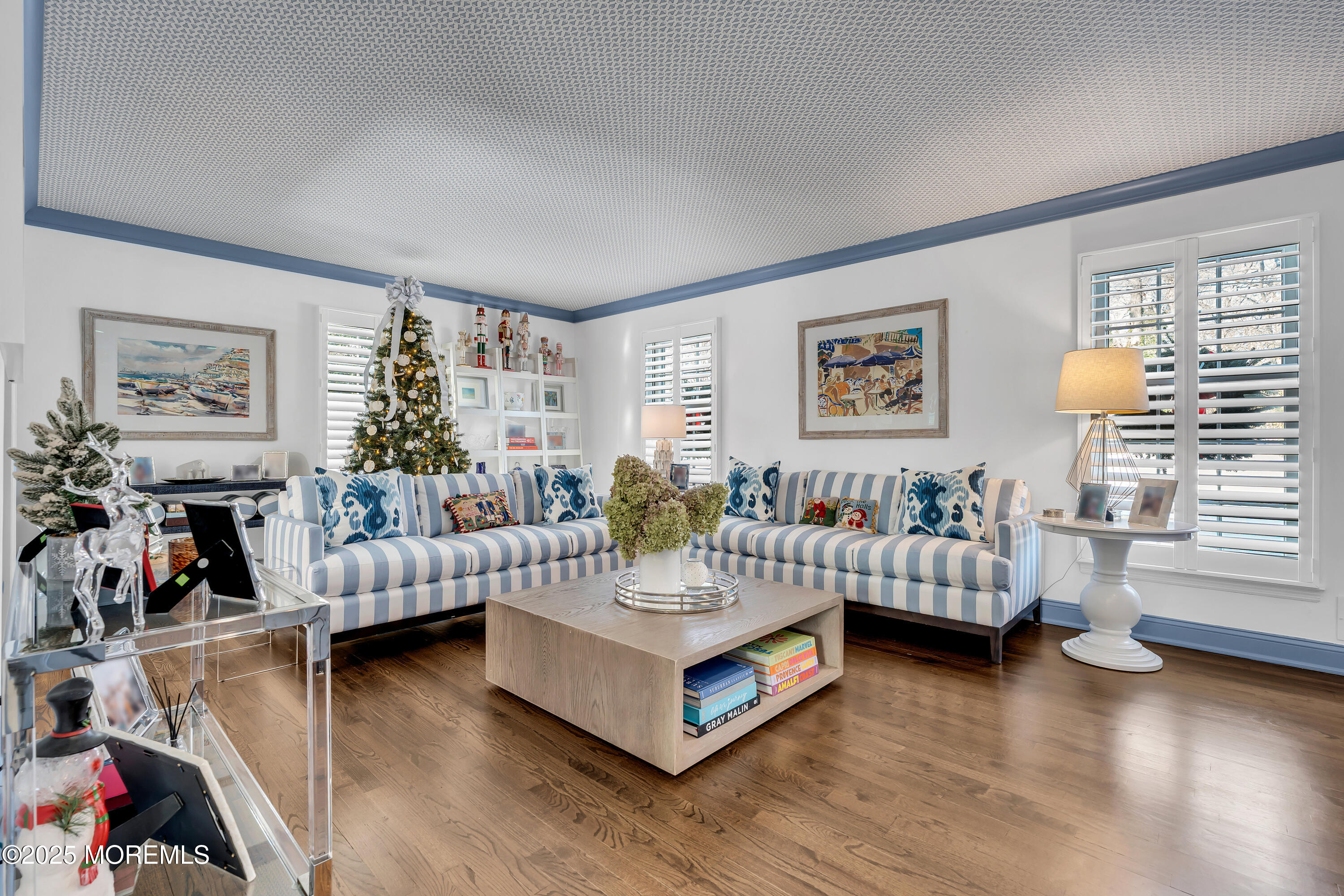 91 Lewis Point Road Fair Haven, NJ 07704 - Photo 6 of 58 a living room with furniture and wooden floor