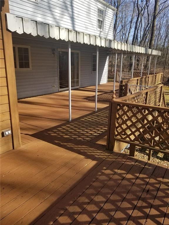 182 Woodcrest Road Butler, PA 16002 - Photo 20 of 25 Fantastic rear deck overlooking the back yard and woods behind.