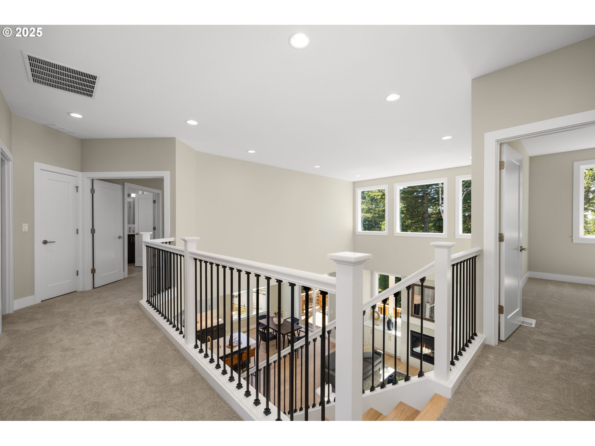 17839 Northwest Layla Drive, Unit LOT 12 Portland, OR 97229 - Photo 24 of 44 a view of hallway with wooden floor