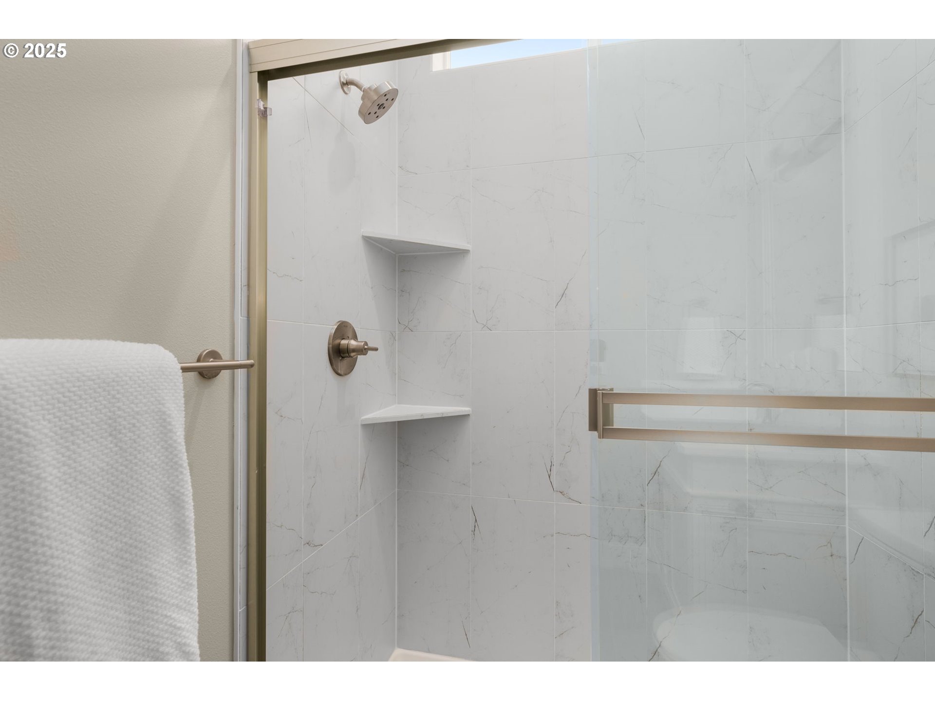 17839 Northwest Layla Drive, Unit LOT 12 Portland, OR 97229 - Photo 31 of 44 a bathroom with a shower