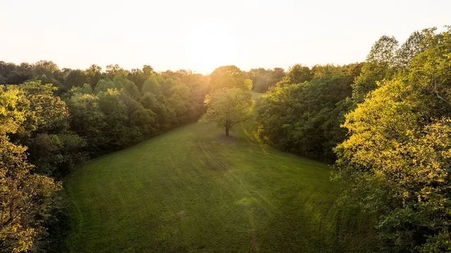 a large bed sitting in a bedroom next to a window