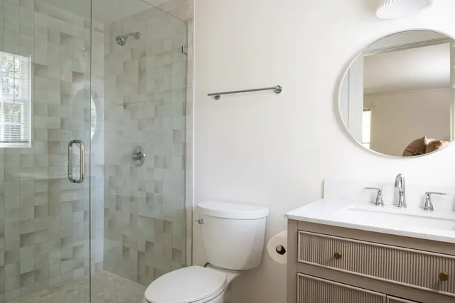 a view of field with trees in the background