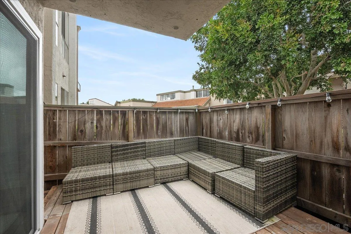3579 Ruffin Road, Unit 105 San Diego, CA 92123 - Photo 14 of 23 a view of outdoor sitting area with furniture