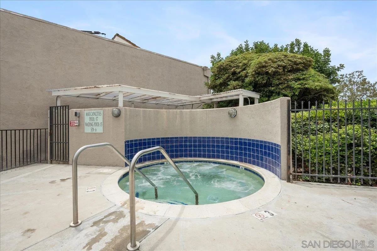 3579 Ruffin Road, Unit 105 San Diego, CA 92123 - Photo 23 of 23 a view of a swimming pool with a balcony