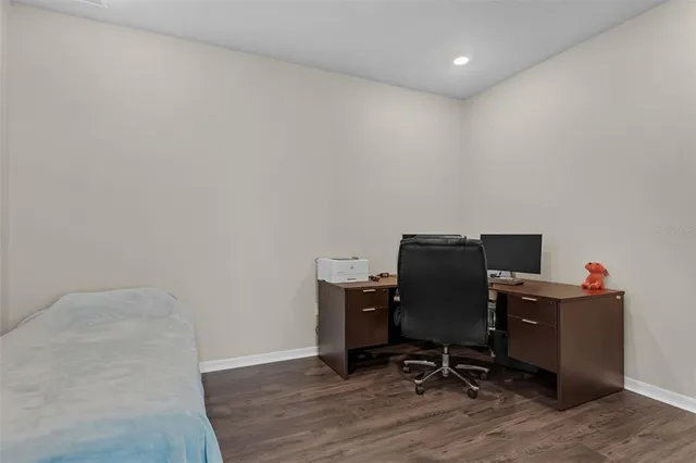 a view of a city with an ocean view