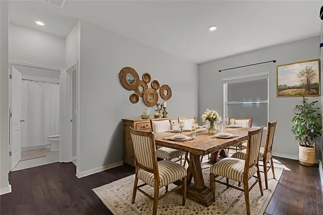 a view of a lake with a mountain in the background