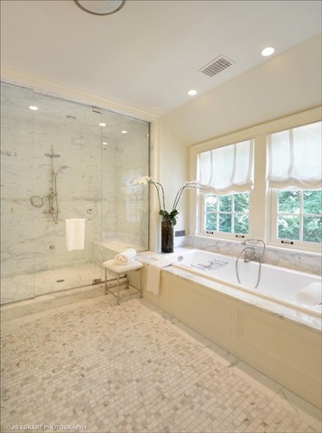 1363 Elm Tree Road Lake Forest, IL 60045 - Photo 13 of 24 a bathroom with a large tub a sink and a large window