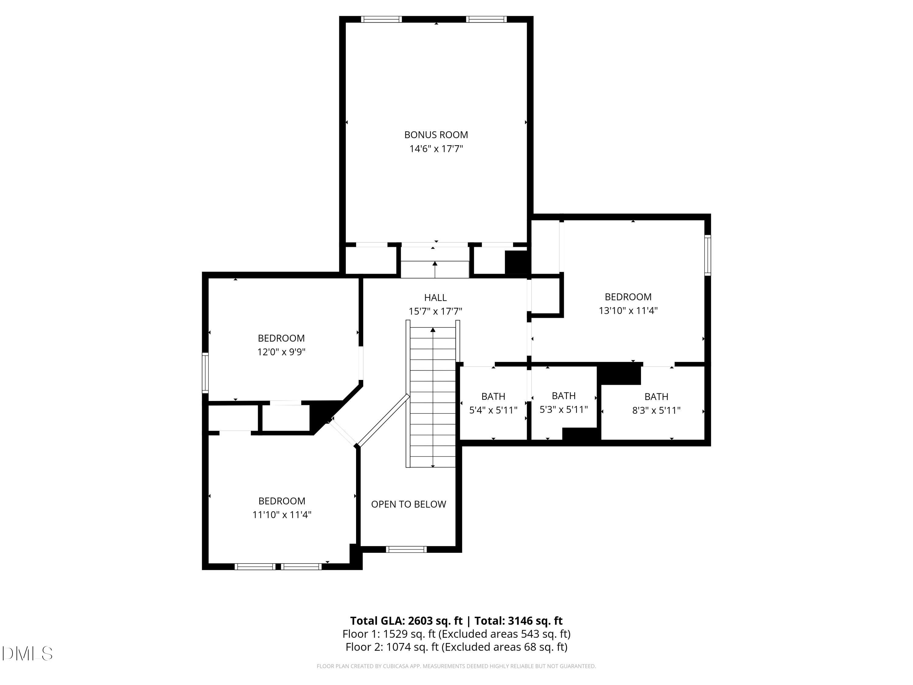 354 Dando Street Garner, NC 27529 - Photo 60 of 61 a picture of a floor plan