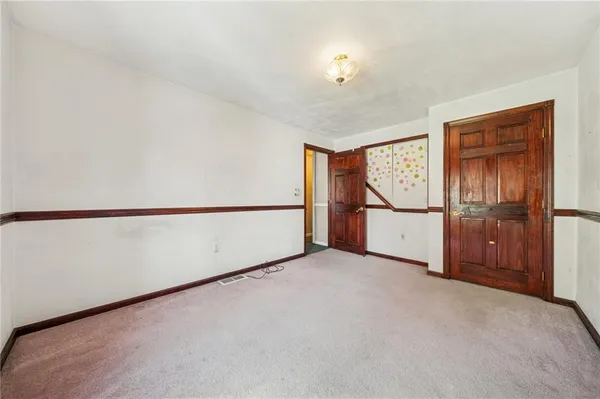 a view of an empty room