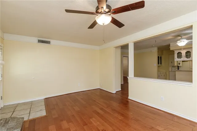wooden floor in an empty room