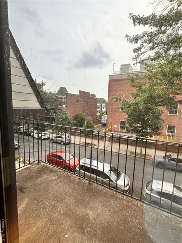 a view of city from balcony