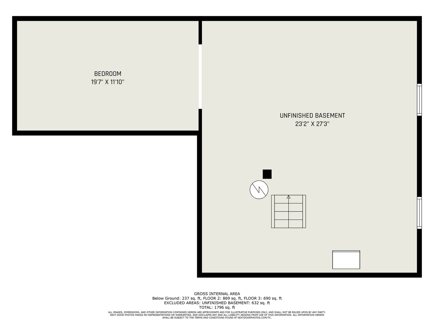 5519 Stonybrook Drive Plainfield, IL 60586 - Photo 26 of 27 a picture of a bench in a white wall