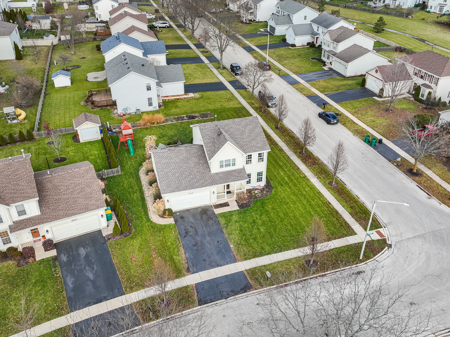5519 Stonybrook Drive Plainfield, IL 60586 - Photo 4 of 27 an aerial view of a house