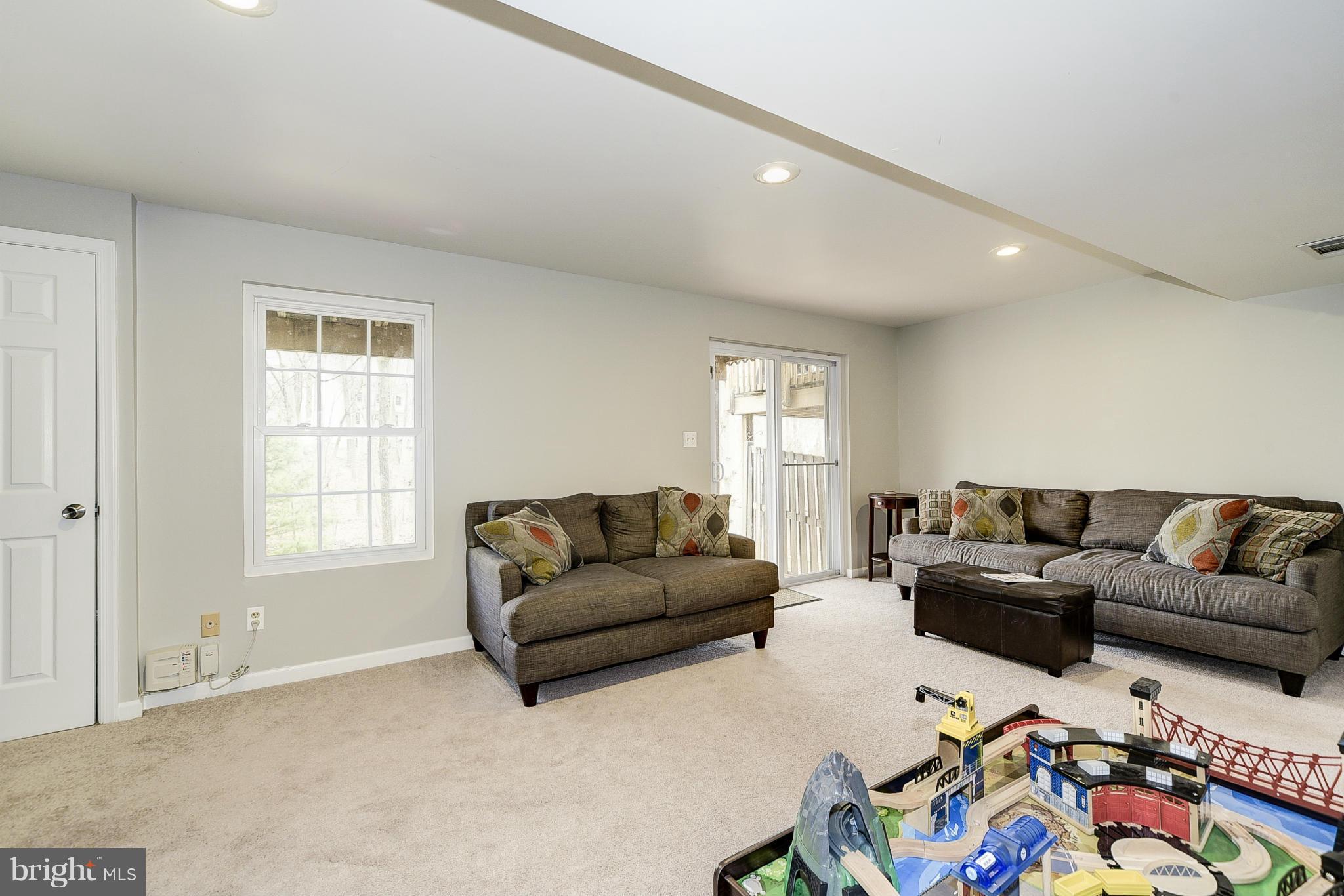 321 Lyric Lane Silver Spring, MD 20901 - Photo 21 of 30 Spacious Finished Walkout Basement Family Room
