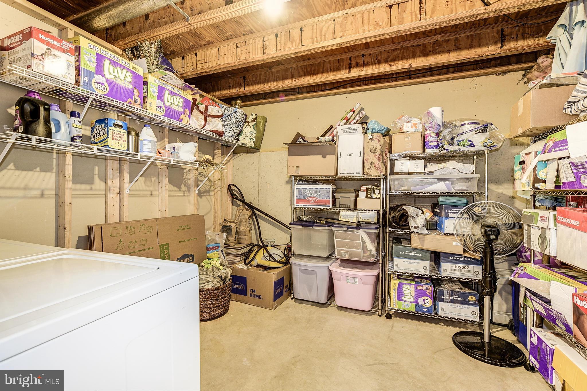 321 Lyric Lane Silver Spring, MD 20901 - Photo 25 of 30 Basement Storage/Laundry Room