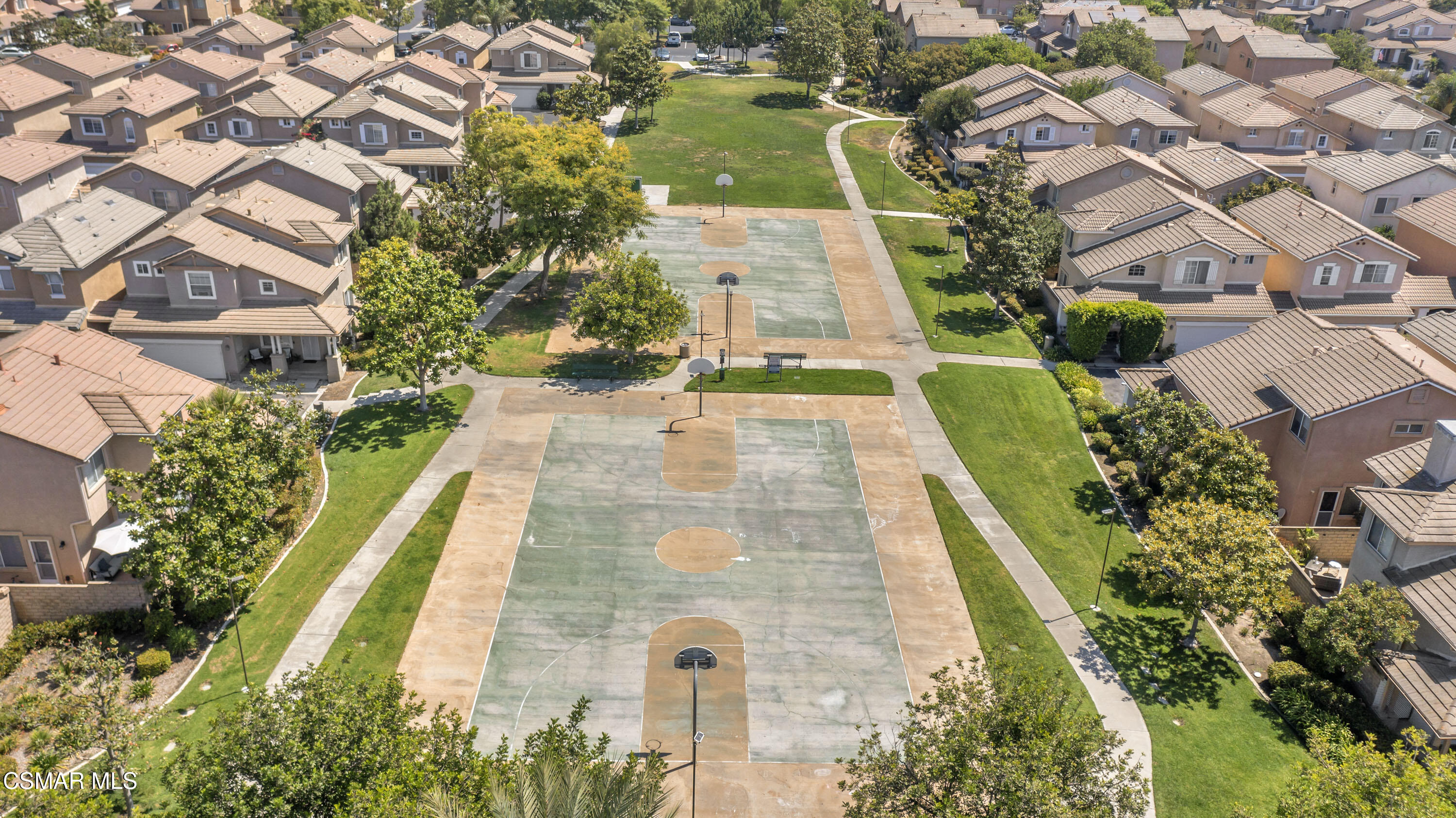 293 Springmist Lane Simi Valley, CA 93065 - Photo 45 of 50 an aerial view of a house with a yard