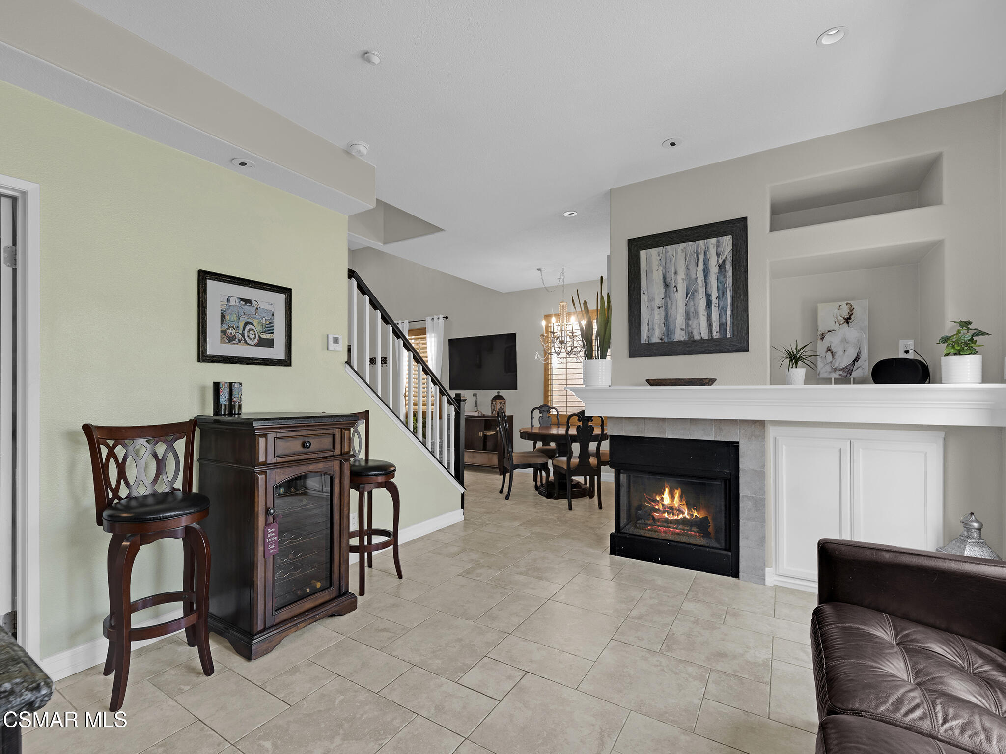 293 Springmist Lane Simi Valley, CA 93065 - Photo 10 of 50 a living room with furniture and a fireplace