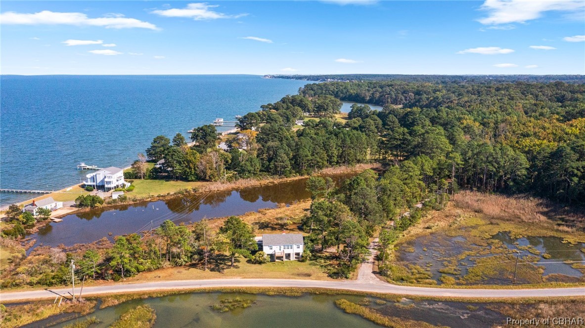 2218 Mill Creek Road Wake, VA 23176 - Photo 2 of 41 Birds eye view of property featuring a water view