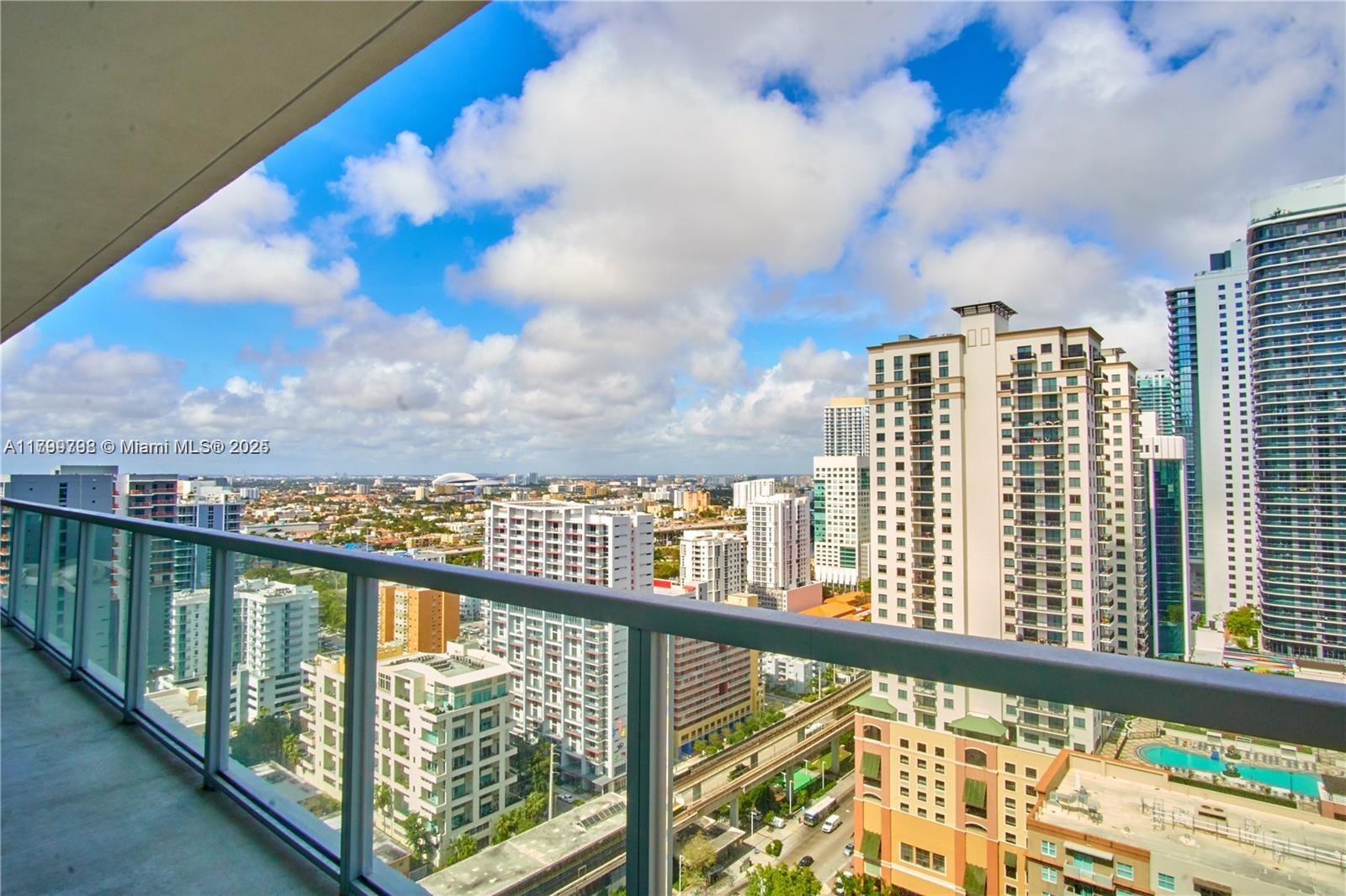 1111 Southwest 1st Avenue, Unit 2223N Miami, FL 33130 - Photo 21 of 23 a view of a balcony with city view