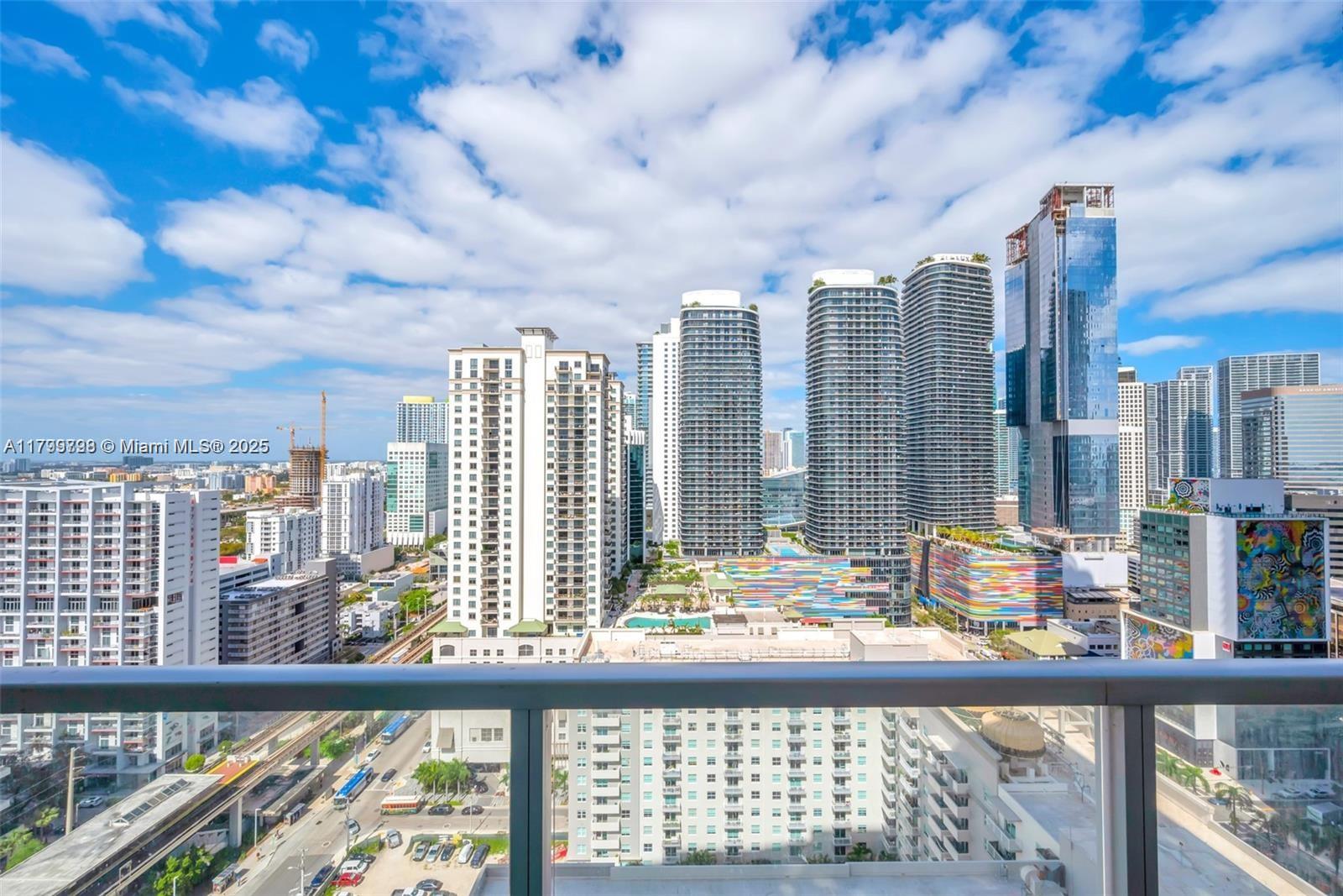 1111 Southwest 1st Avenue, Unit 2223N Miami, FL 33130 - Photo 23 of 23 a view of a city from a balcony