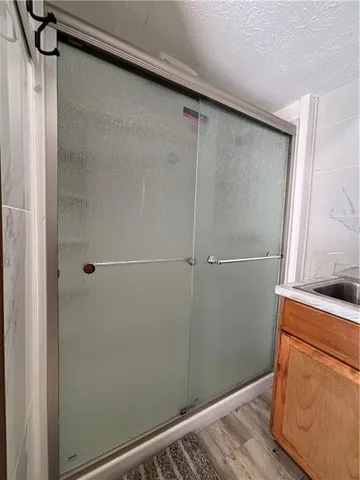 a view of a livingroom with a window