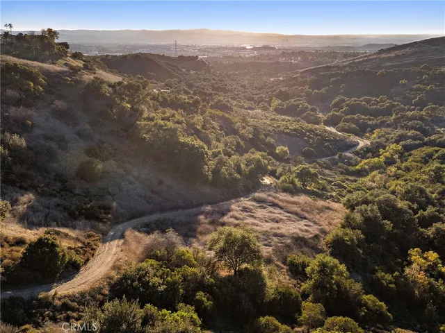 a view of city and mountain
