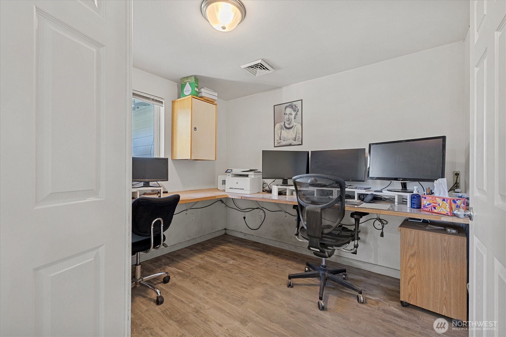 17771 Dunbar Road Mount Vernon, WA 98273 - Photo 22 of 38 a view of a workspace with furniture and a window