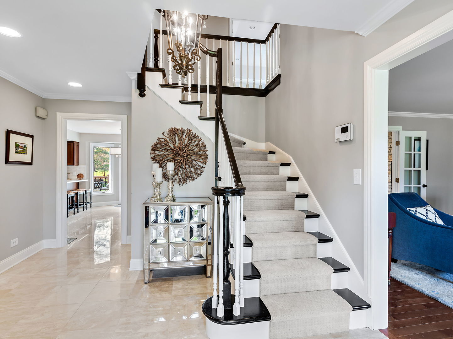 730 Valley Road Lake Forest, IL 60045 - Photo 2 of 33 a view of entryway and hall with wooden floor