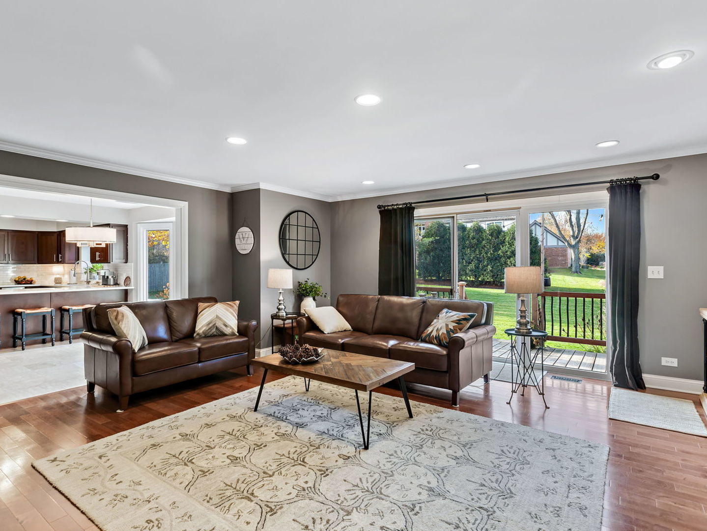 730 Valley Road Lake Forest, IL 60045 - Photo 7 of 33 a living room with furniture and a large window
