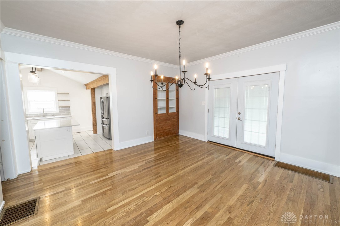 190 Swailes Road Troy, OH 45373 - Photo 14 of 82 This spacious dining area features hardwood floors and french doors.