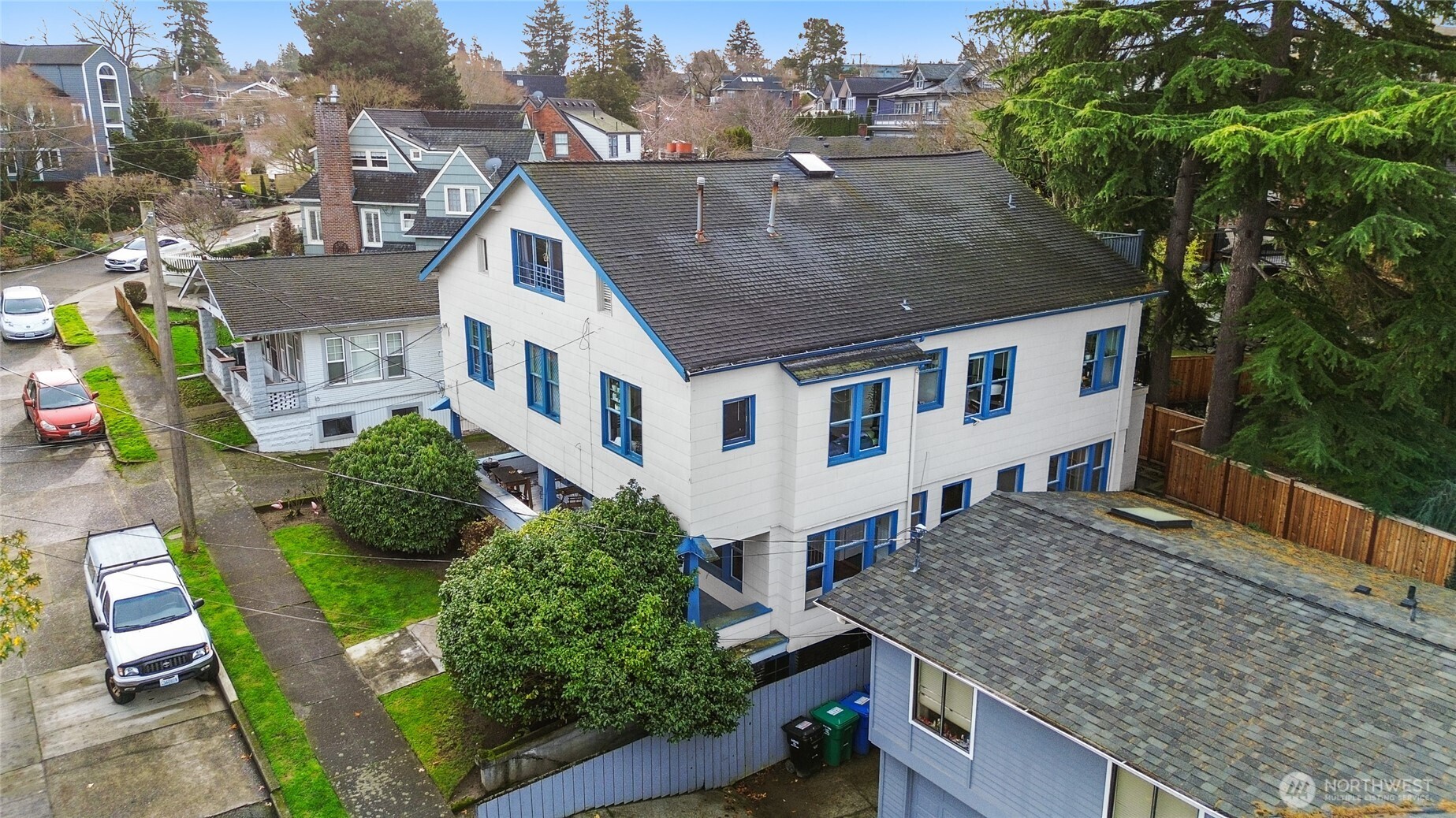 1425 Palm Avenue Southwest Seattle, WA 98116 - Photo 4 of 23 an aerial view of a house with a yard