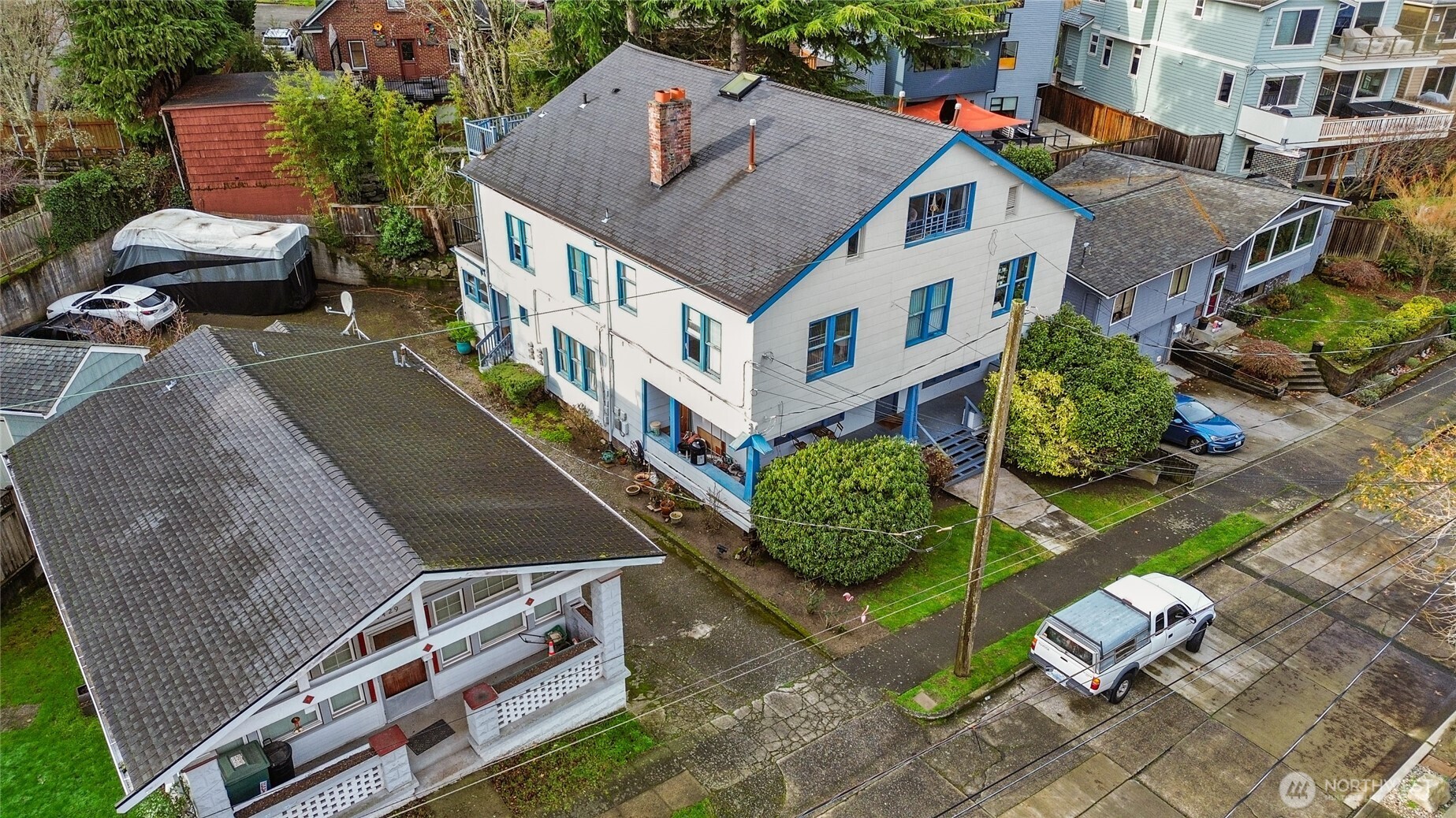 1425 Palm Avenue Southwest Seattle, WA 98116 - Photo 6 of 23 an aerial view of a house with a yard