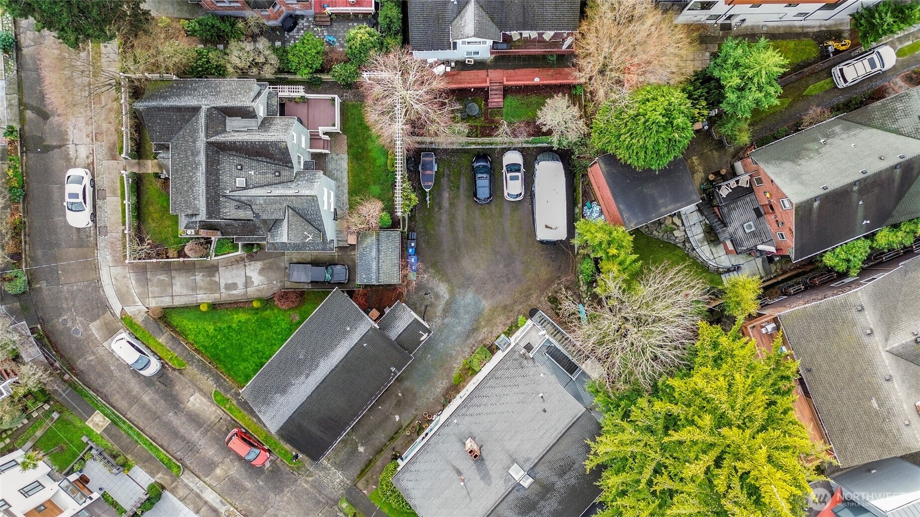 1425 Palm Avenue Southwest Seattle, WA 98116 - Photo 9 of 23 an aerial view of multiple houses with yard