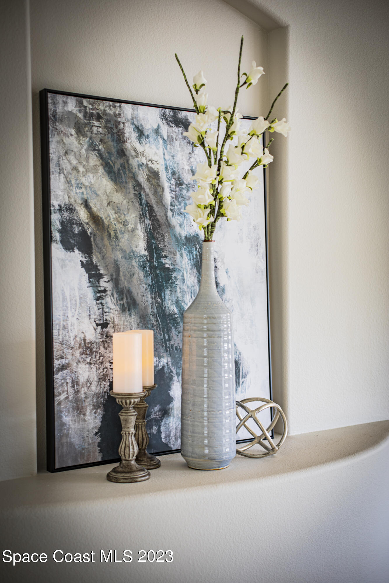 3102 Galindo Circle Melbourne, FL 32940 - Photo 16 of 31 a view of a painting on the wall in front of a door