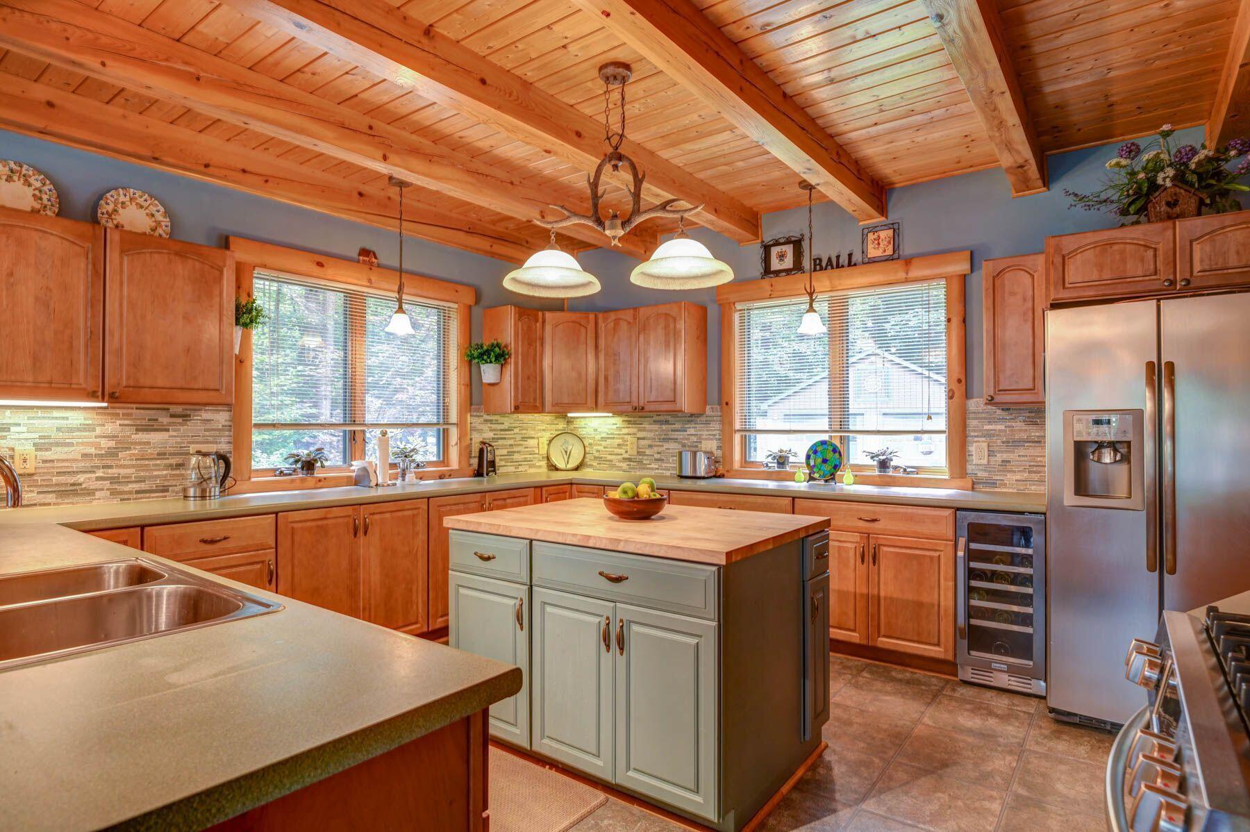 668 Norway Road Waterford, ME 04088 - Photo 43 of 76 668 kitchen island