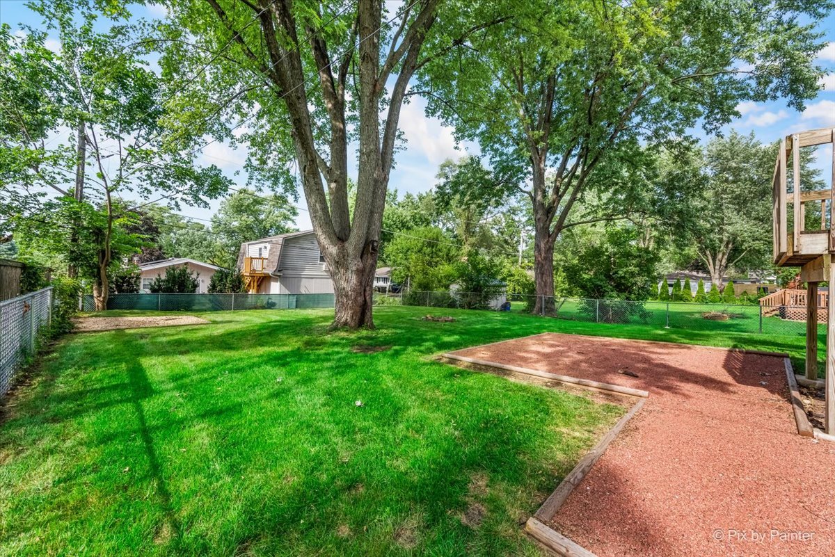 3 Deerpath Road Lake In The Hills, IL 60156 - Photo 26 of 27 a view of backyard with green space