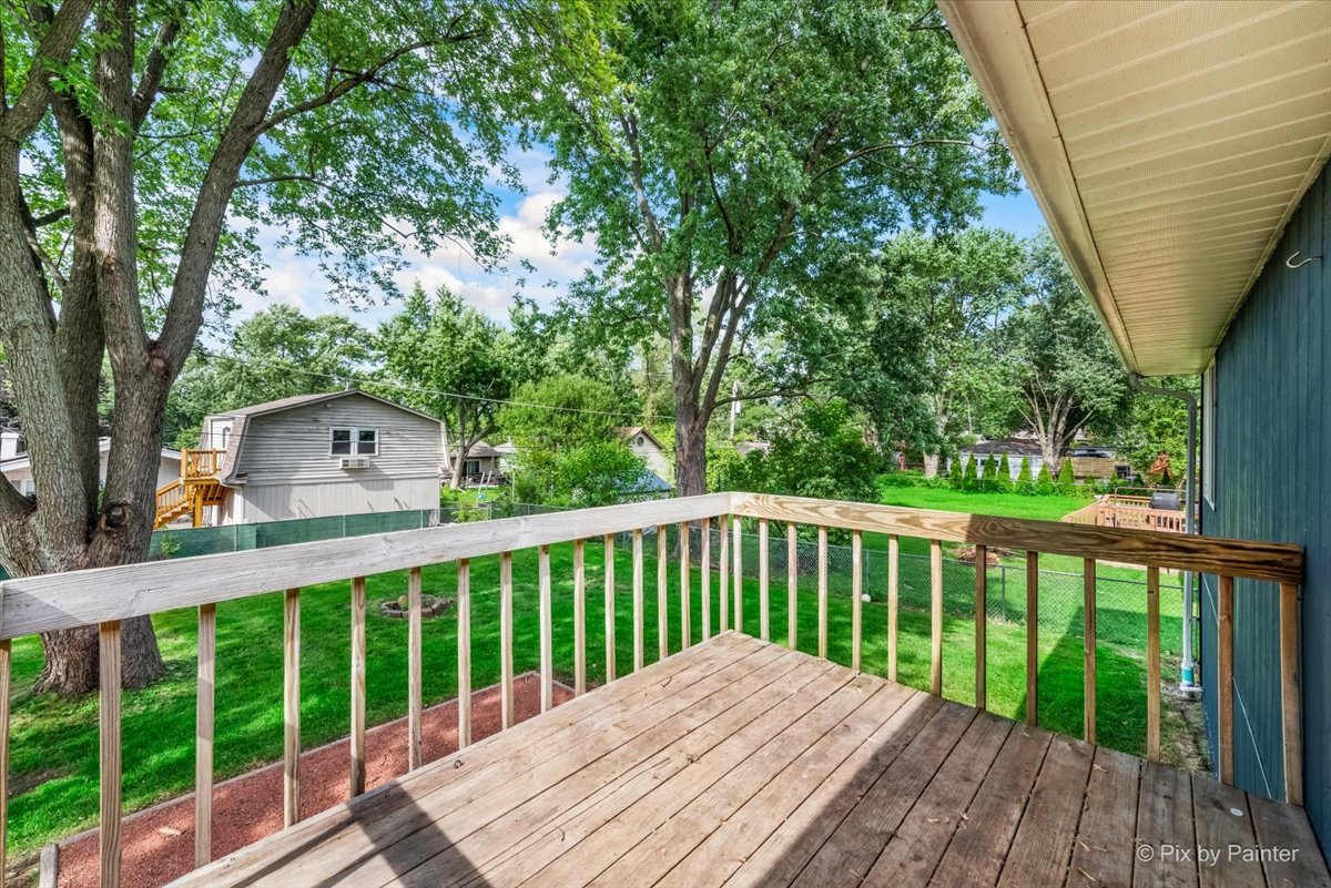 3 Deerpath Road Lake In The Hills, IL 60156 - Photo 27 of 27 a view of a wooden deck
