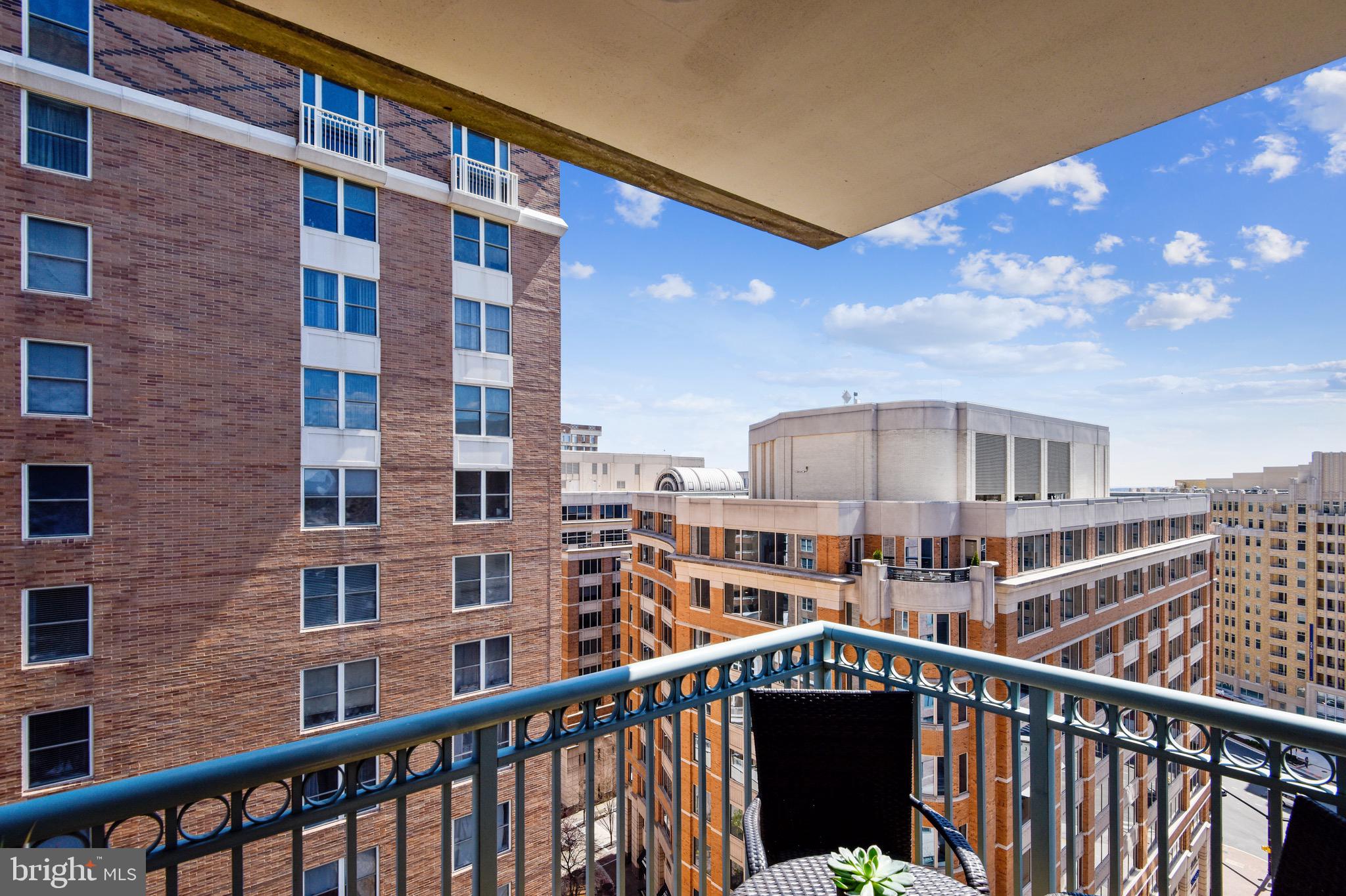 851 North Glebe Road, Unit 1505 Arlington, VA 22203 - Photo 15 of 85 Balcony w/ Sunny, Urban Views