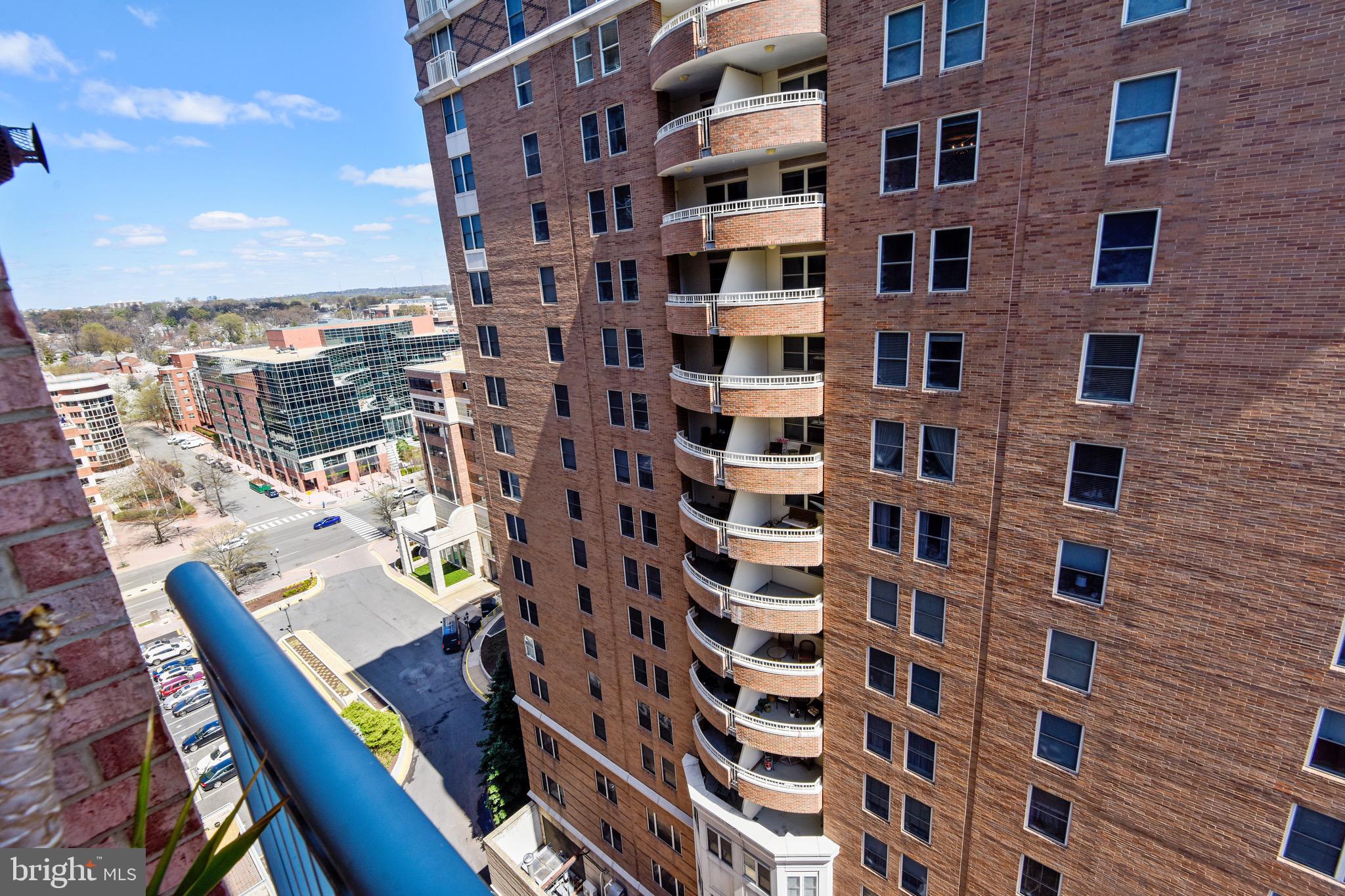 851 North Glebe Road, Unit 1505 Arlington, VA 22203 - Photo 16 of 85 Balcony w/ Sunny, Urban Views