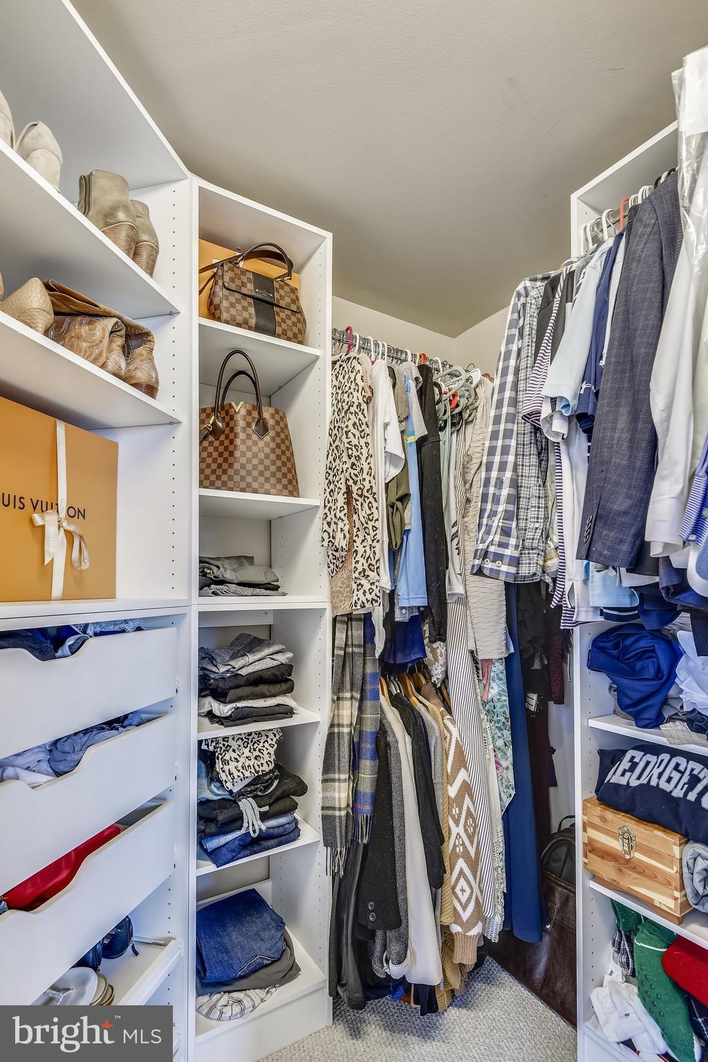851 North Glebe Road, Unit 1505 Arlington, VA 22203 - Photo 21 of 85 Walk-In Closet 1 w/ Custom Closet Storage System
