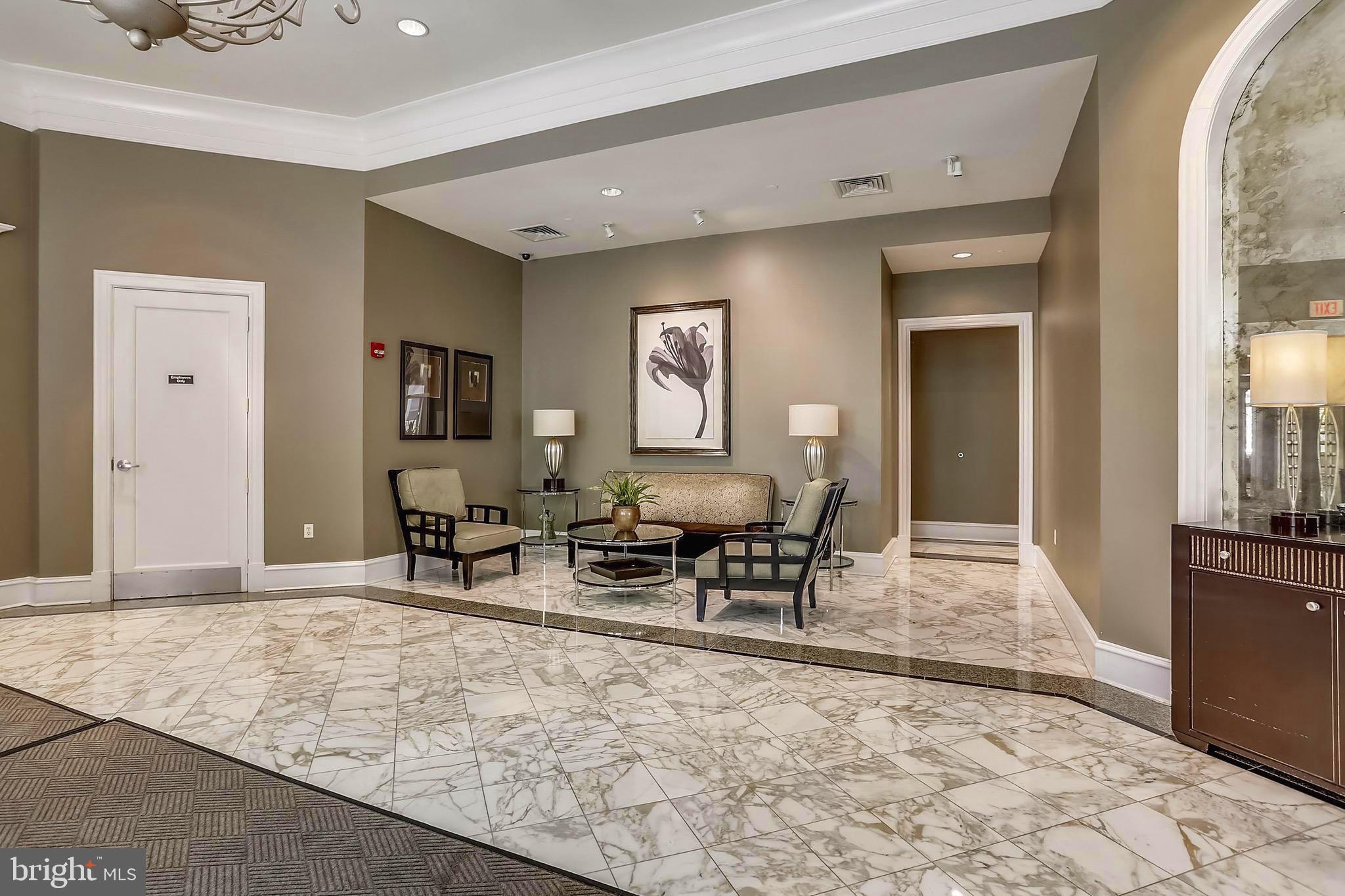 851 North Glebe Road, Unit 1505 Arlington, VA 22203 - Photo 35 of 85 Lobby Seating Area