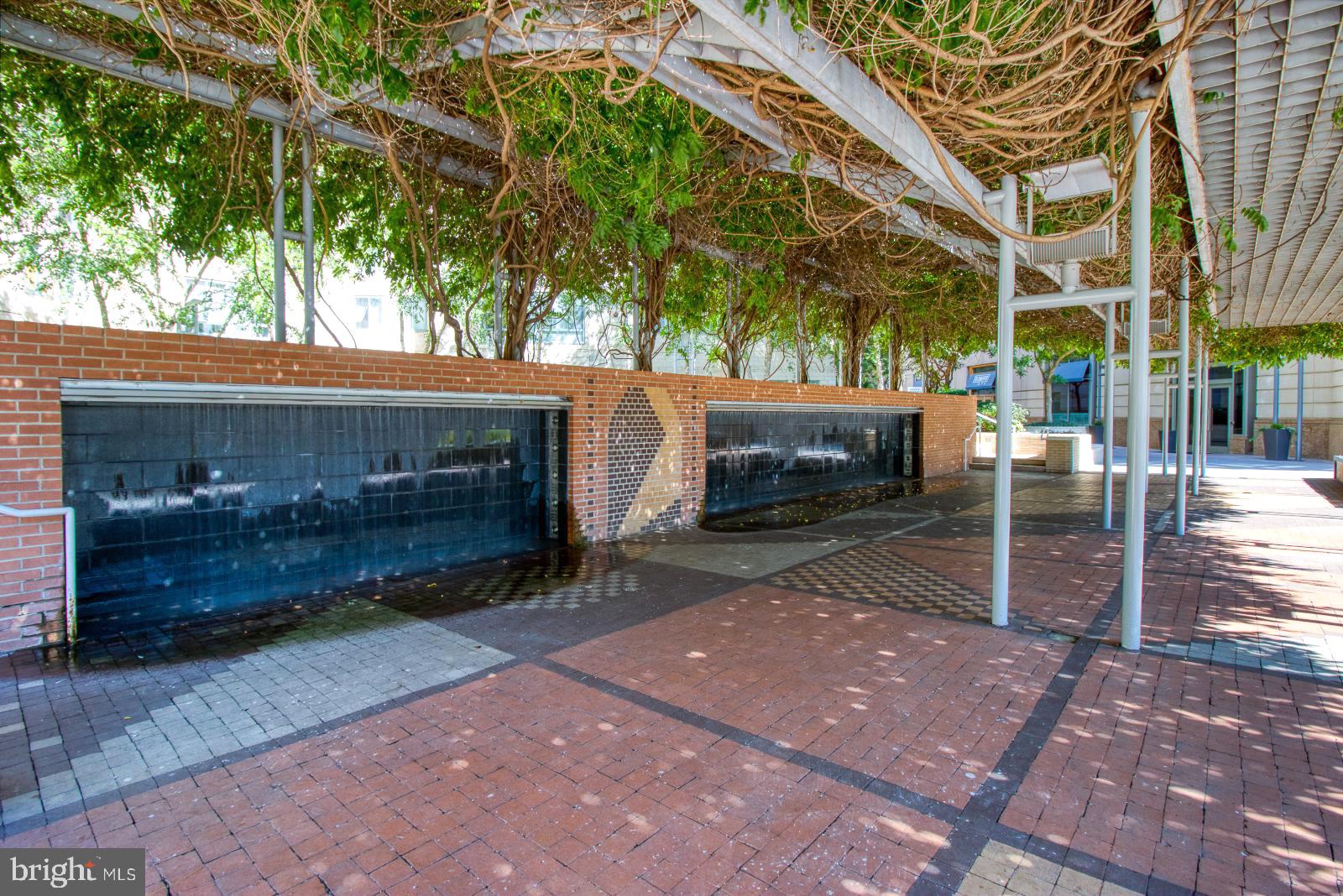 851 North Glebe Road, Unit 1505 Arlington, VA 22203 - Photo 59 of 85 Community Walkway w/ Fountain