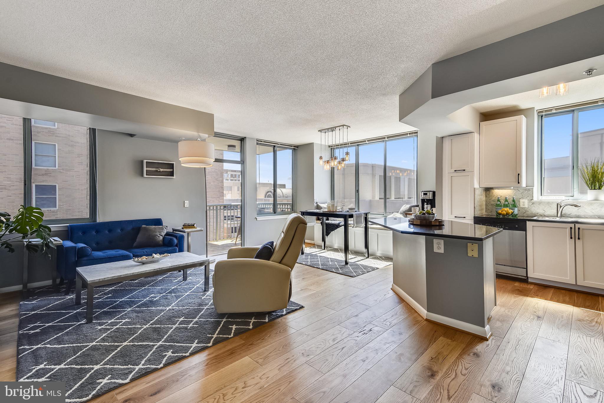 851 North Glebe Road, Unit 1505 Arlington, VA 22203 - Photo 84 of 85 Living Room w/ Open Floor Plan / Hardwood Flooring