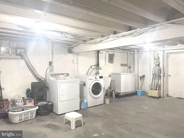 a view of a storage room