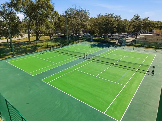 a view of a tennis court