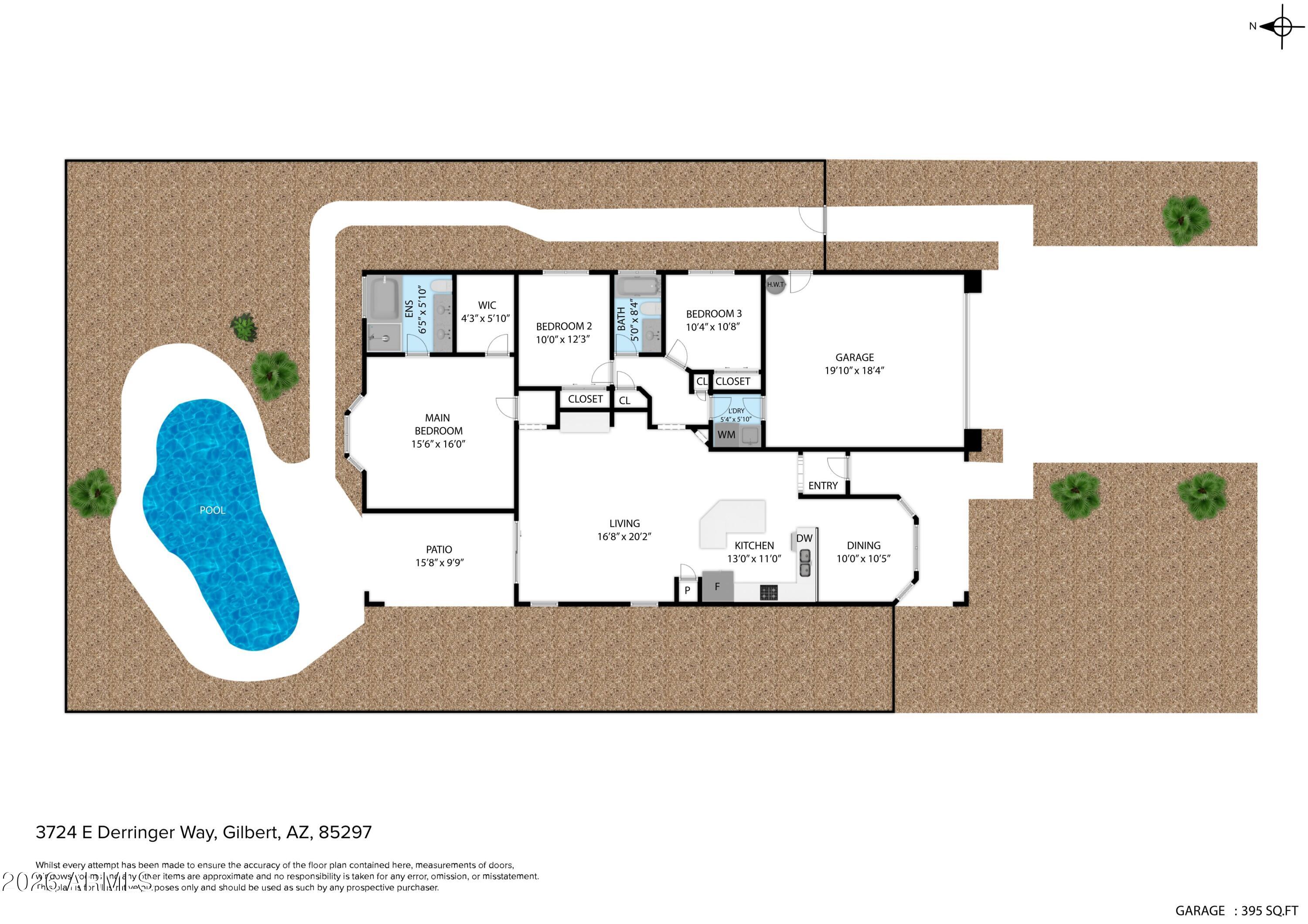 3724 East Derringer Way Gilbert, AZ 85297 - Photo 1 of 45 a picture of a floor plan
