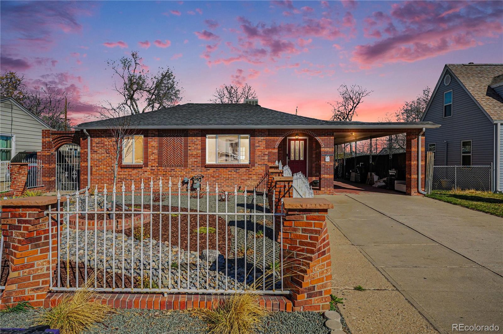 front view of a house