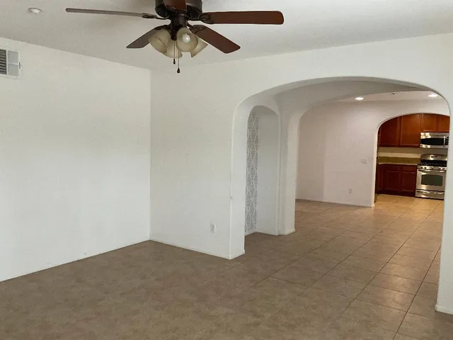 a view of a livingroom with a staircase